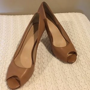 Cole Haan women’s peep toe heels